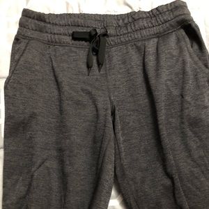 Gray champion joggers